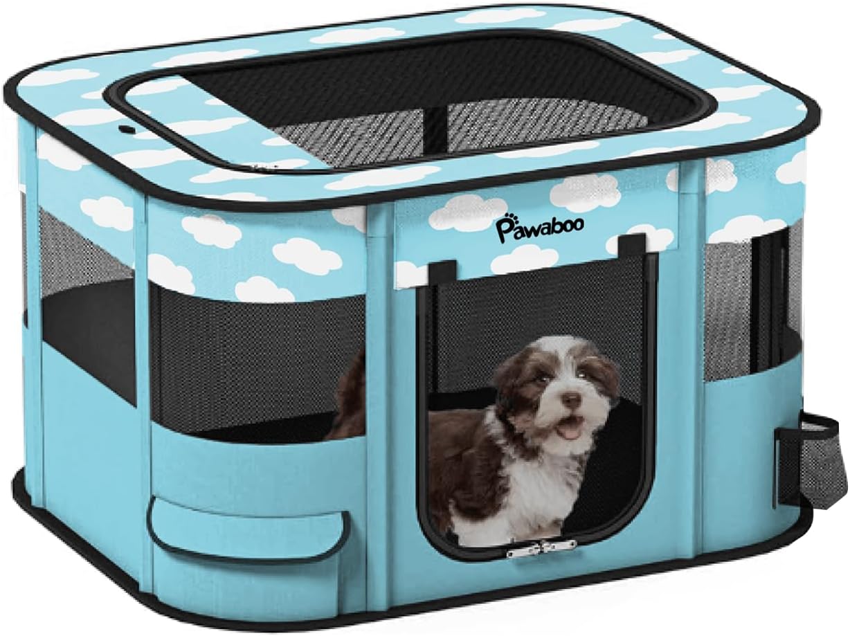 2-in-1 Pet Playpen for Dog Cat