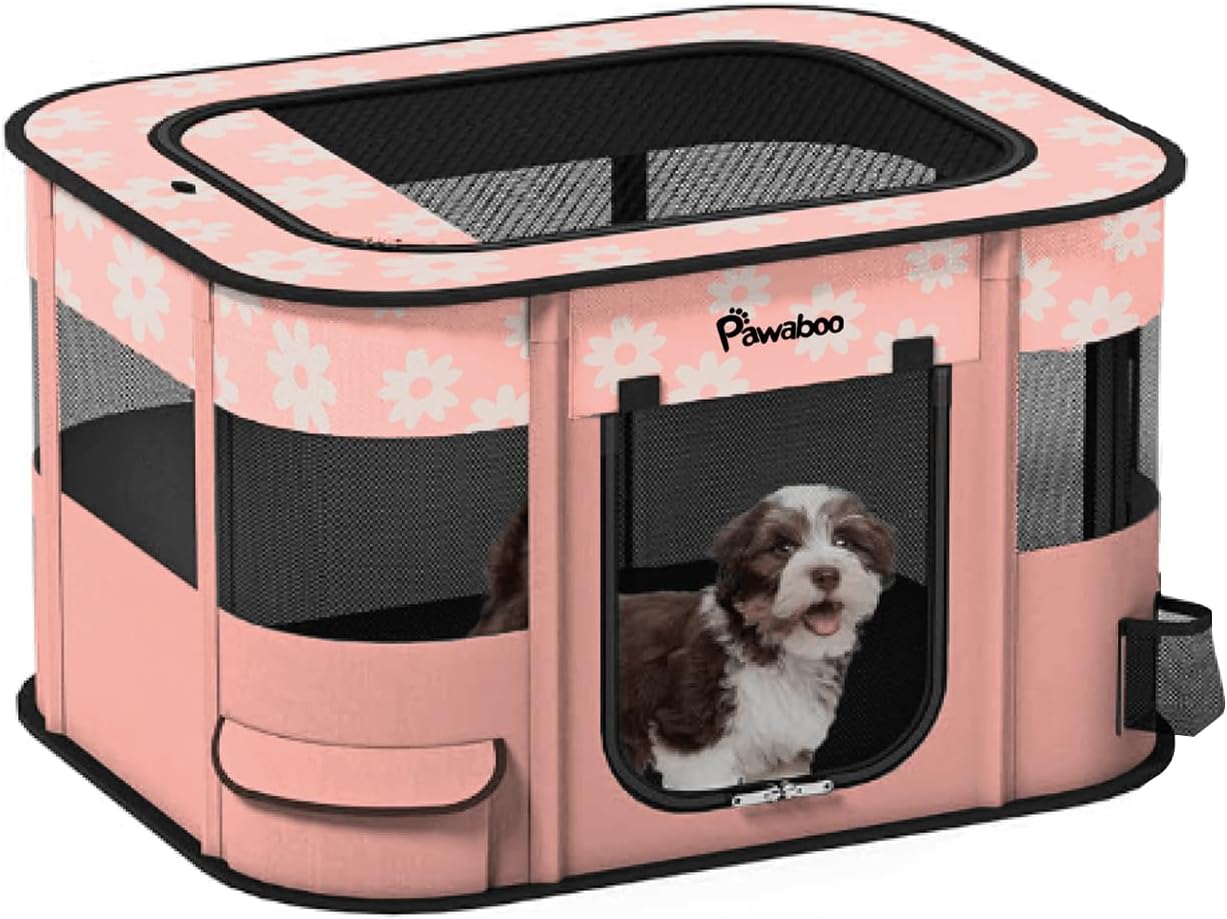 2-in-1 Pet Playpen for Dog Cat