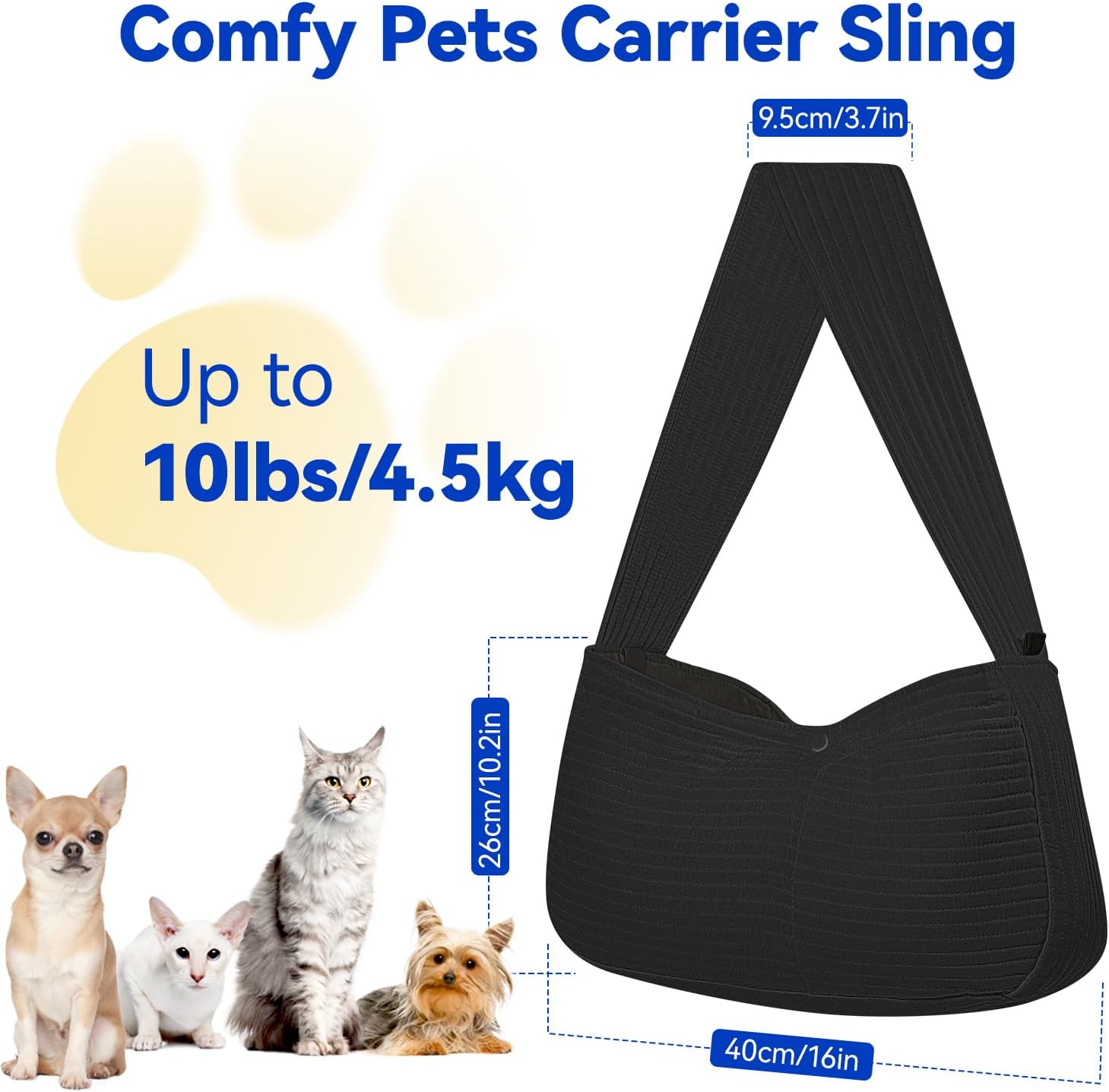 Sling Carrier for Small Dogs Cats