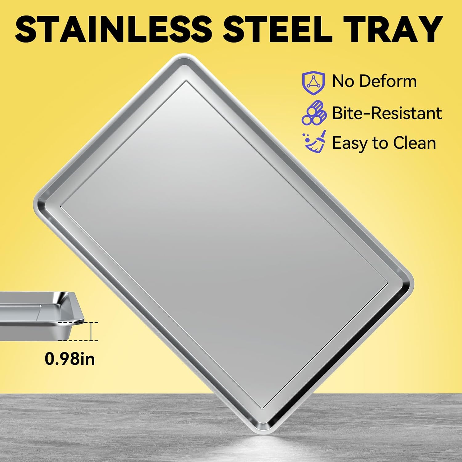 Dog Grass Pad with Stainless Steel Tray