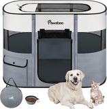 2-in-1 Pet Playpen for Dog Cat