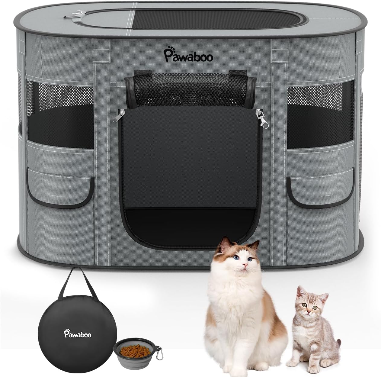 2-in-1 Pet Playpen for Dog Cat