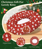 Cat Tunnel Bed Under Christmas Tree