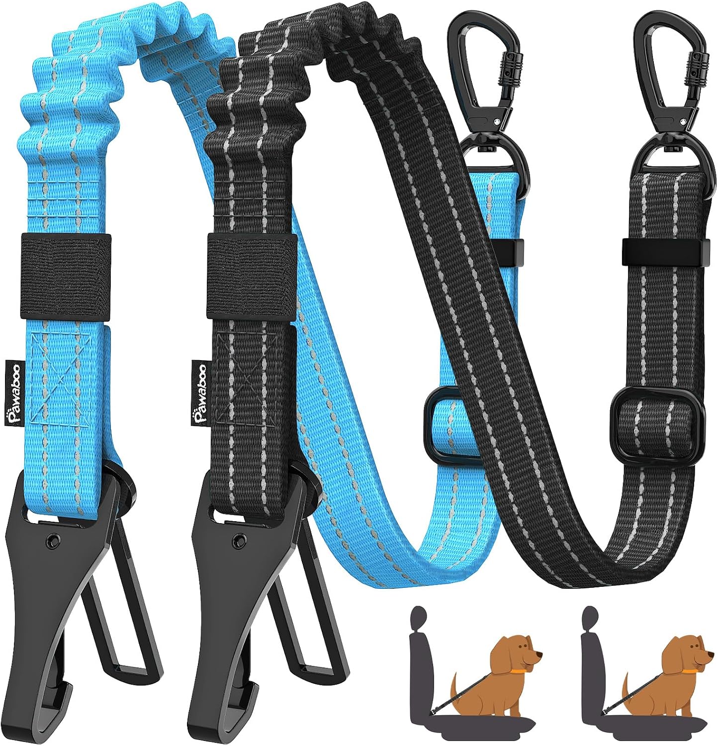 2Pack Dog Seatbelt for Car