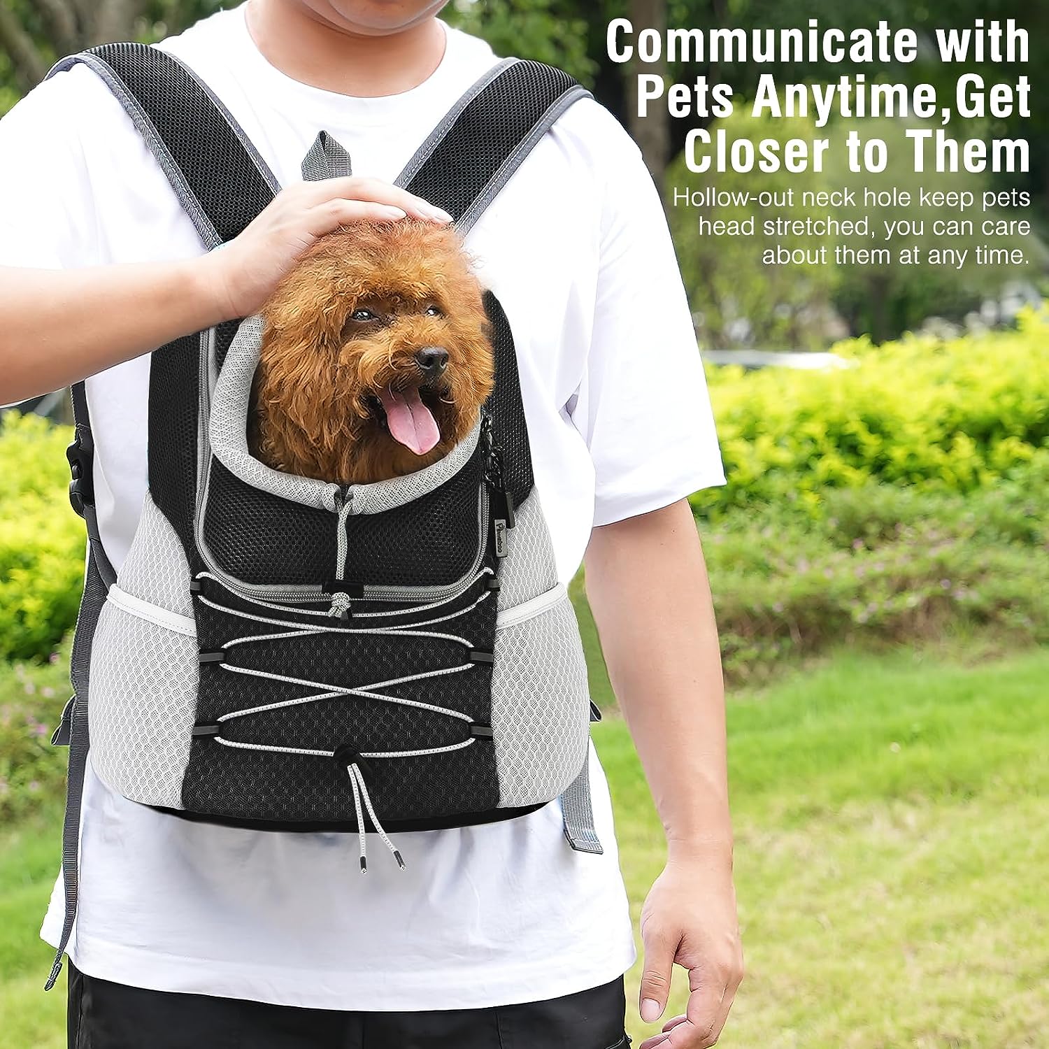 Adjustable Breathable Dog Carrying Backpack