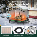Heated Cat House for Outdoor in Winter