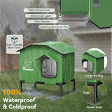 Heated Cat House for Outdoor in Winter