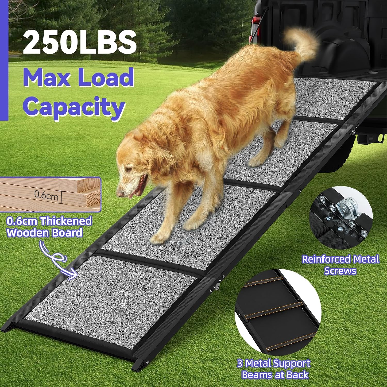 Dog Ramp for Car SUV/Truck/High Bed