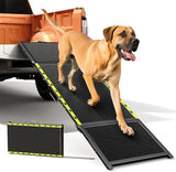 Pawaboo Dog Ramp for Car 74″ L × 20″ W Extra-Long Pet Ramp for Large Dogs