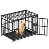 Pawaboo 38 Inch Heavy Duty Dog Crate, with Removable Tray, Escape Proof