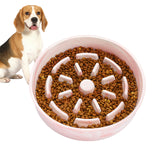 Dog Ceramic Slow Feeder Bowl