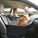 Pawaboo Dog Car Seat for Small Medium Dogs, Detachable, Fit Front/Back Seat