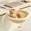 Pawaboo Cat Desk Bed, One-Click Foldable Sunken Cats Hammock up to 40lbs