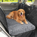 Pawaboo Backseat Pet Bed for Car Reversible Cooling & Warming, 51x24in