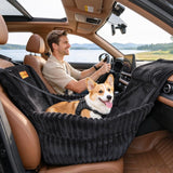 Pawaboo Dog Booster Car Seat for Small/Medium Dogs Up to 35lbs, Black
