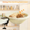 Pawaboo Cat Desk Bed, One-Click Foldable Sunken Cats Hammock up to 40lbs