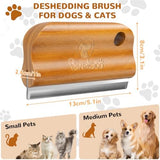 Pawaboo Deshedding Brush for Dogs & Cats, Dog Hair Removal Comb