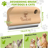 Pawaboo Deshedding Brush for Dogs & Cats, Dog Hair Removal Comb
