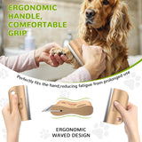 Pawaboo Deshedding Brush for Dogs & Cats, Dog Hair Removal Comb