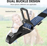 Pawaboo 2Pack Dog Car Seatbelt, 3-in-1 Dog Tether with Buckle & Hook Latch