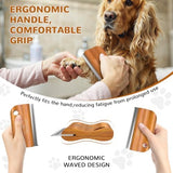 Pawaboo Deshedding Brush for Dogs & Cats, Dog Hair Removal Comb