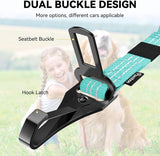 Pawaboo 2Pack Dog Car Seatbelt, 3-in-1 Dog Tether with Buckle & Hook Latch