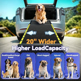 Pawaboo Dog Ramp for Car 74″ L × 20″ W Extra-Long Pet Ramp for Large Dogs