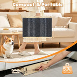 Pawaboo Dog Ramp for Couch Foldable, 5 Ajustable Height from 9.8" to 20.5"
