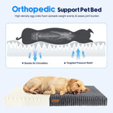 Pawaboo Backseat Pet Bed for Car Reversible Warming & Cooling, Gray