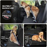 Pawaboo 2Pack Dog Car Seatbelt, 3-in-1 Dog Tether with Buckle & Hook Latch