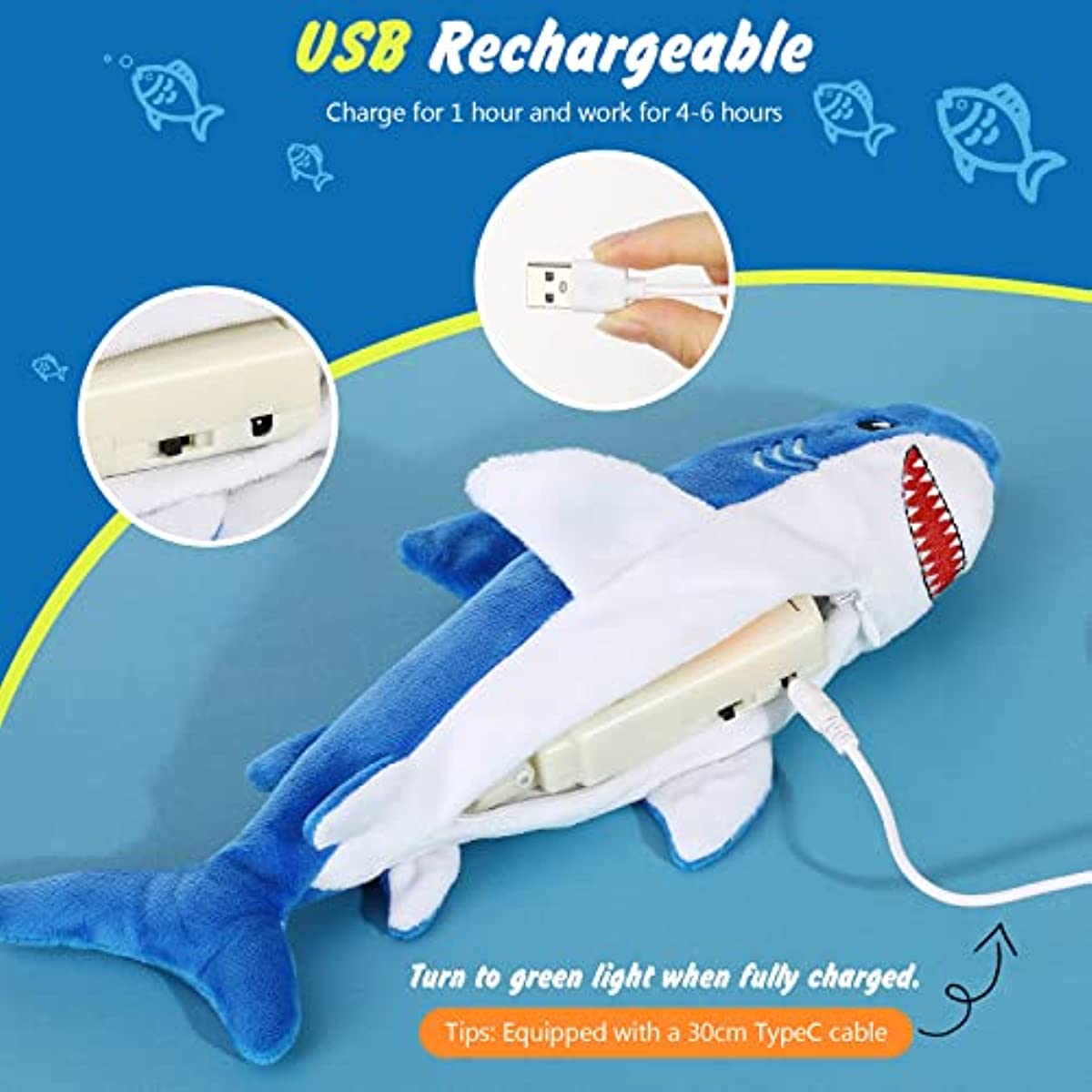 Rechargeable Squeaker Dog Toys