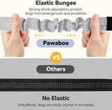 Pawaboo 2Pack Dog Car Seatbelt, 3-in-1 Dog Tether with Buckle & Hook Latch