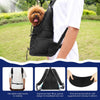 Pawaboo Pet Dog Front Carrier Backpack,Black,L