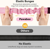 Pawaboo 2Pack Dog Car Seatbelt, 3-in-1 Dog Tether with Buckle & Hook Latch