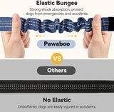 Pawaboo 2Pack Dog Car Seatbelt, 3-in-1 Dog Tether with Buckle & Hook Latch