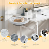 Pawaboo Cat Desk Bed, One-Click Foldable Sunken Cats Hammock up to 40lbs