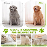 Pawaboo Deshedding Brush for Dogs & Cats, Dog Hair Removal Comb