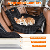 Pawaboo Dog Booster Car Seat for Small/Medium Dogs Up to 35lbs, Black