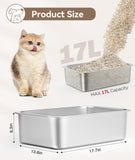 Stainless Steel Cat Litter Box