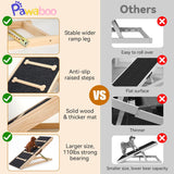 Pawaboo Dog Ramp for Couch, 2026 Upgrade Enlarge Pet Ramp for Easy Climbing