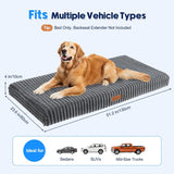 Pawaboo Backseat Pet Bed for Car Reversible Cooling & Warming, 51x24in