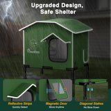 Heated Cat House for Outdoor in Winter