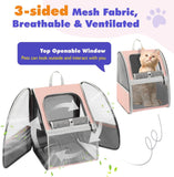 Pet Carrier Backpack with Breathable Mesh