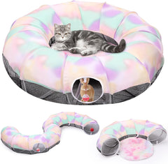 Cat Tunnel with Cat Bed