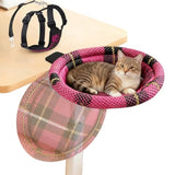 Pawaboo Cat Desk Bed, One-Click Foldable Sunken Cats Hammock up to 40lbs