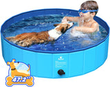 Piscina plegable grande para perros 