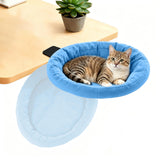 Pawaboo Cat Desk Bed, One-Click Foldable Sunken Cats Hammock up to 40lbs