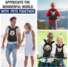 Pawaboo Pet Dog Front Carrier Backpack,Black,L