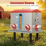 Pawaboo 55LBS Large Capacity Automatic Chicken Feeder