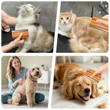 Pawaboo Deshedding Brush for Dogs & Cats, Dog Hair Removal Comb
